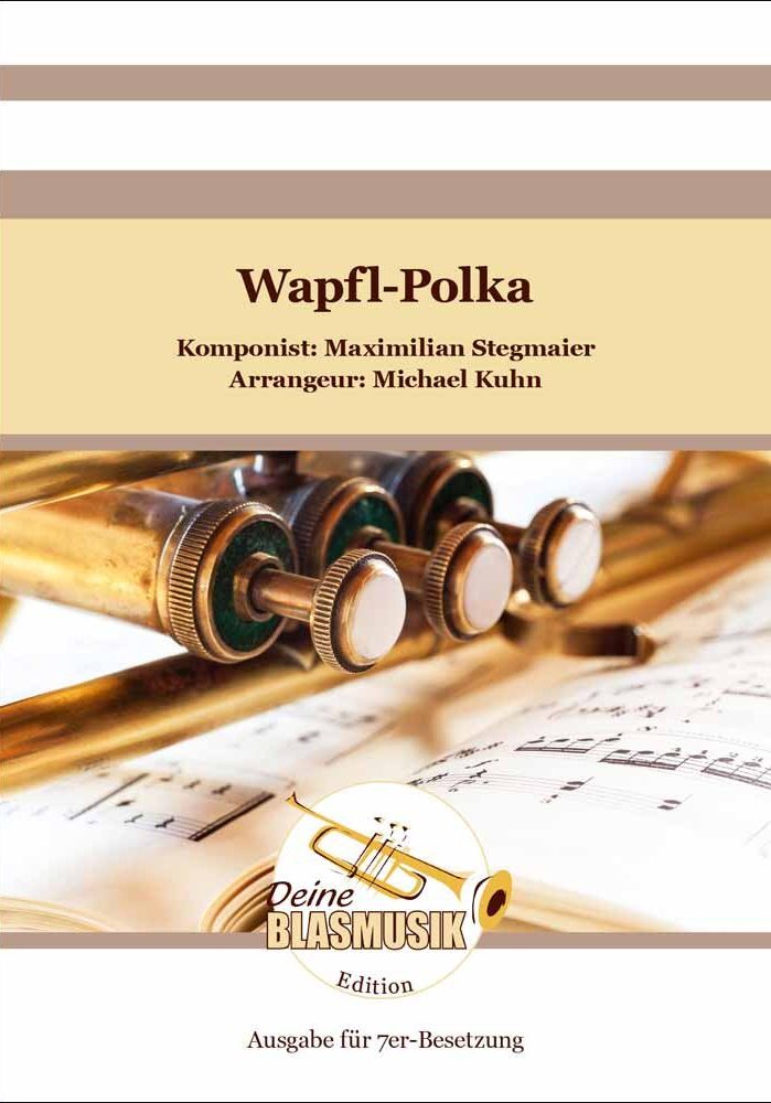 Nahaufnahme einer Trompete, wie sie auf Noten liegt. 